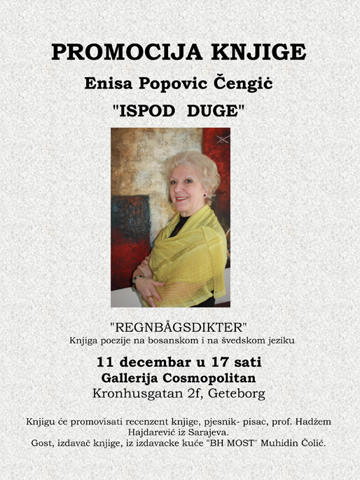 Presentation av boken ”Regnbågsdikter” av Enisa Popović Čengić