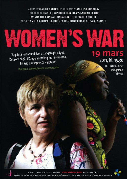 Filmvisningen och samtalet: Kvinnornas krig