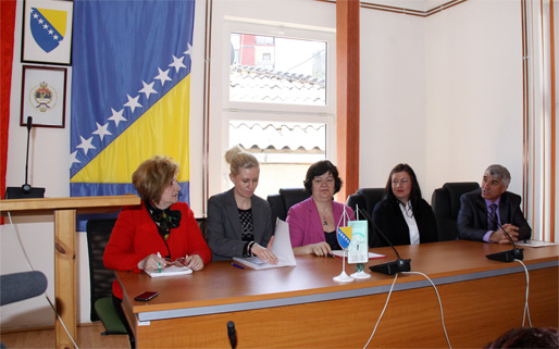 Sonja Prvulović, Maja Radić, Emina Ćejvan, Lejla Sijerčić och dr Mehmed Avdagić