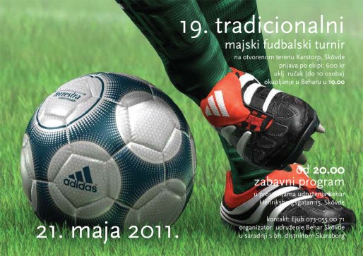 19. tradicionalni majski fudbalski turnir udruženja ”Behar” Skövde
