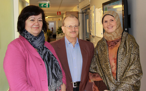 Emina Ćejvan, Anders Castberger och Fadila Jašarević Emina Ćejvan, Anders Castberger och Fadila Jašarević