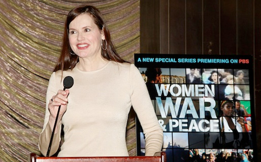 Geena Davis, ”Women, War & Peace” Geena Davis, ”Women, War & Peace”