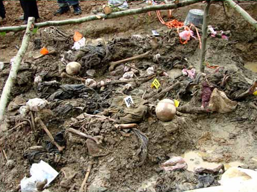 Iskopavanja u blizini Srebrenice, 2007.