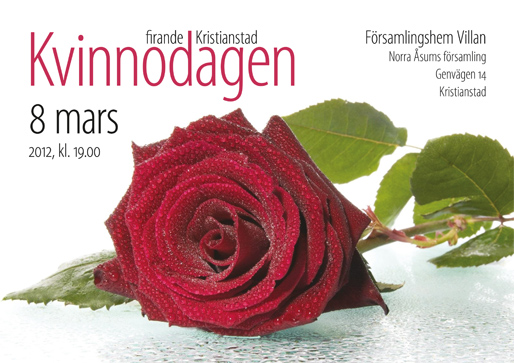 Kvinnodagens firande i Kristianstad Kvinnodagens firande i Kristianstad