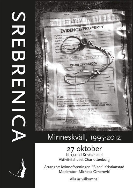 Srebrenica minneskväll, 1995–2012 (Foto: Tarik Samarah, 2004)
