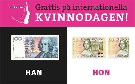 Grattis på internationella kvinnodagen!