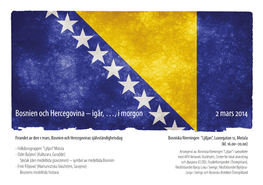 Bosnien och Hercegovina – i går, …, i morgon