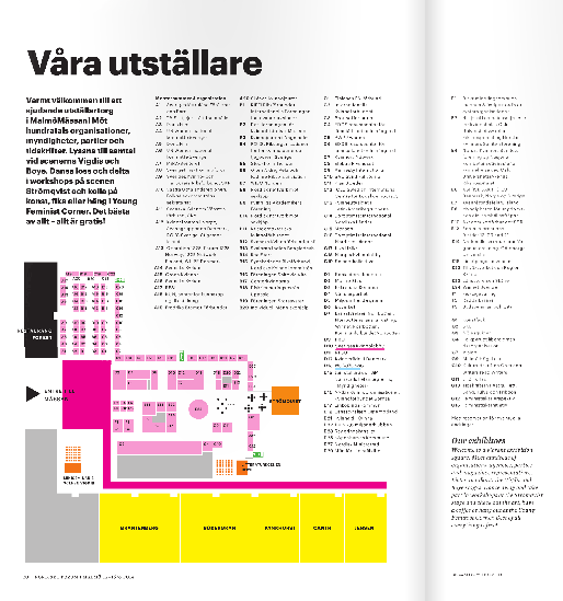 Utställare på Nordiskt Forum Malmö 2014