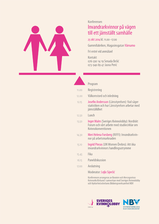 Konferensen Invandrarkvinnor på vägen till ett jämställt samhälle