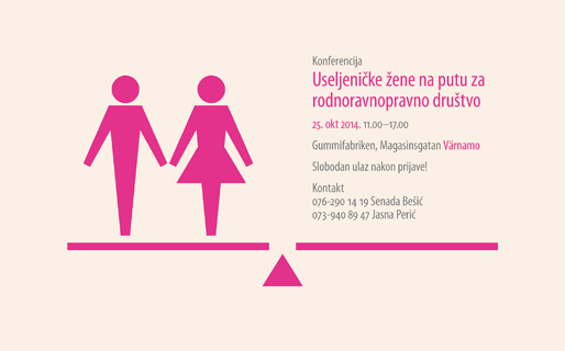 Konferencija Useljeničke žene na putu za rodnoravnopravno društvo Konferencija Useljeničke žene na putu za rodnoravnopravno društvo