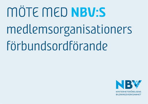 Möte med NBV:s medlemsorganisationers förbundsordförande