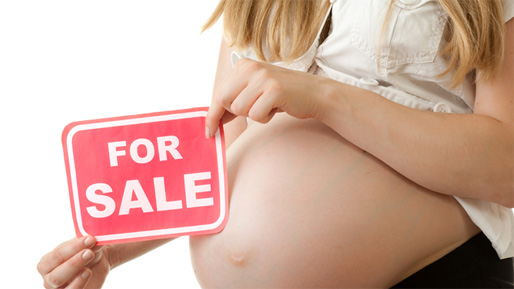 Nej till surrogatmödraskap! Nej till surrogatmödraskap!