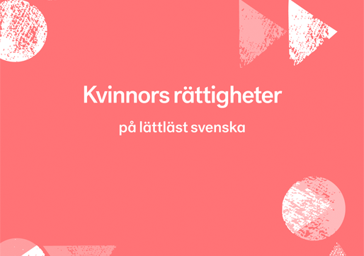 Kvinnokonventionen på lättläst svenska Kvinnokonventionen på lättläst svenska