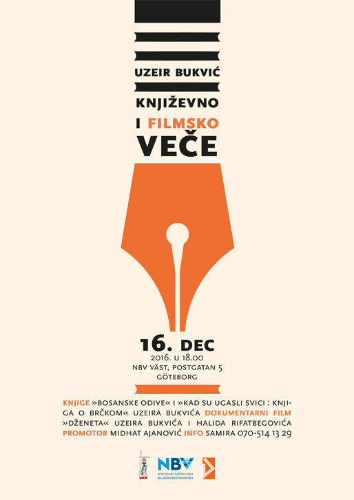 Književno i filmsko veče s Uzeirom Bukvićem