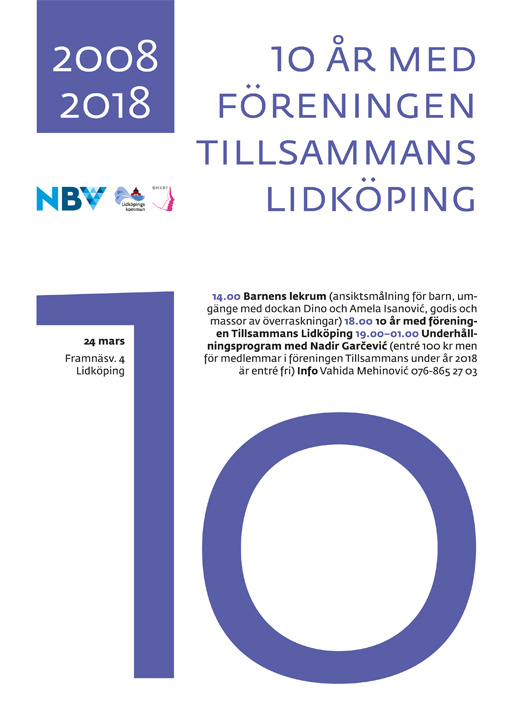 10 år med föreningen Tillsammans Lidköping