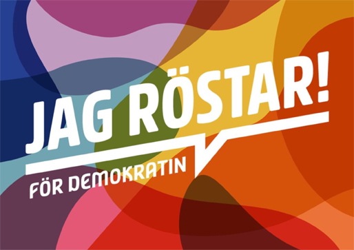 Jag röstar för demokrati Jag röstar för demokrati