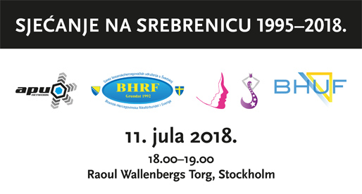 Sjećanje na Srebrenicu 1995–2018. Sjećanje na Srebrenicu 1995–2018.