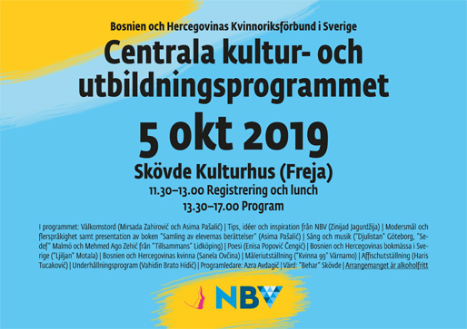 Centrala kultur- och utbildningsprogrammet 2019