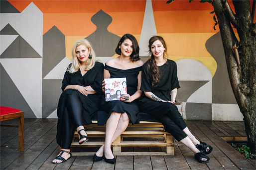 Authors of the book (from left to right): Masha Durkalić, Hatidža Gušić and Amila Hrustić Batovanja (Photo: Imrana Kapetanović)