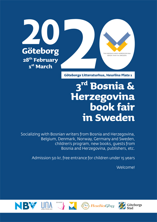 3rd Bosnia and Herzegovina book fair in Sweden