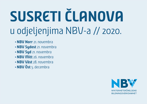 Susreti članova u odjeljenjima NBV-a 2020.