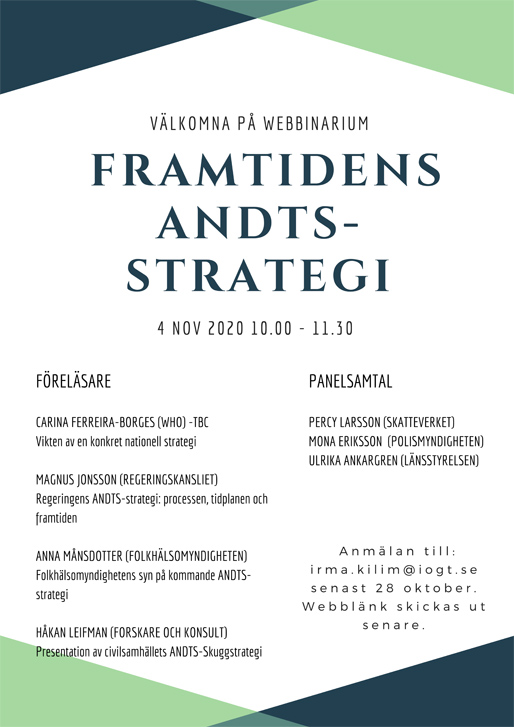 Webbinarium: Framtidens ANDTS-strategi