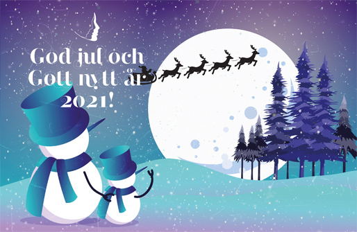 God jul och Gott nytt år 2021!