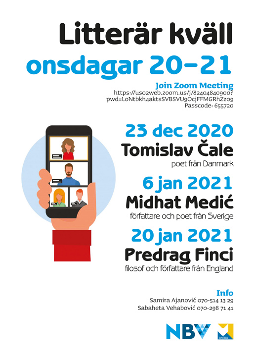 Litterär kväll onsdagar