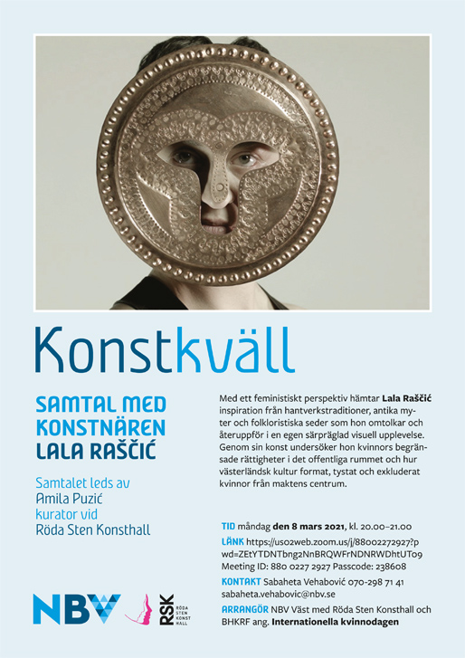 Samtal med konstnären Lala Raščić om hennes utställning på Röda Sten Konsthall i Göteborg