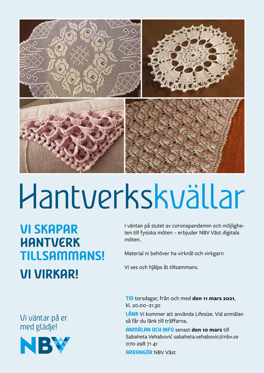 Vi skapar hantverk tillsammans! Vi virkar!