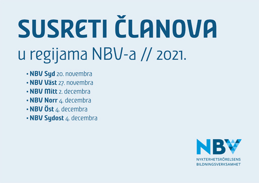 Susreti članova u regijama NBV-a 2021.