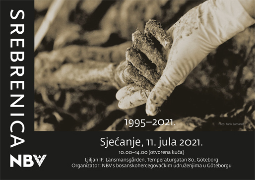 Sjećanje na žrtve genocida u Srebrenici 11. jula 1995.