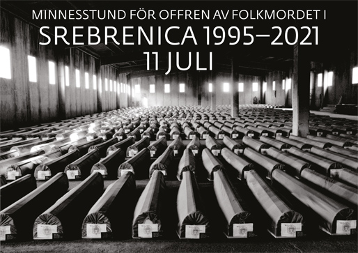 Minnesstund för offren av folkmordet i Srebrenica (Foto: Tarik Samarah)