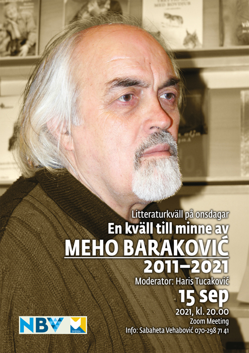 Litteraturkväll på onsdagar: En kväll till minne av Meho Baraković