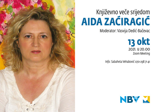 Književno veče srijedom: Aida Zaćiragić