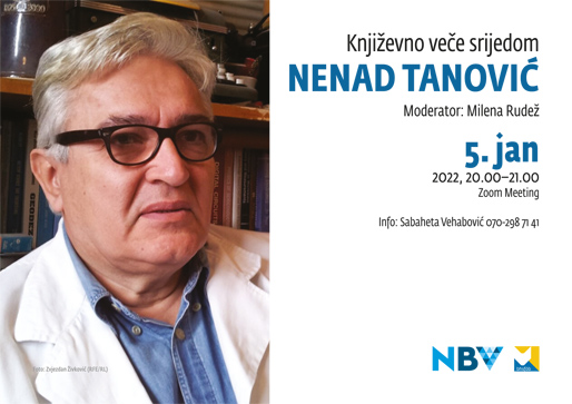 Književno veče srijedom: Nenad Tanović (Foto: Zvjezdan Živković, RFE/RL)
