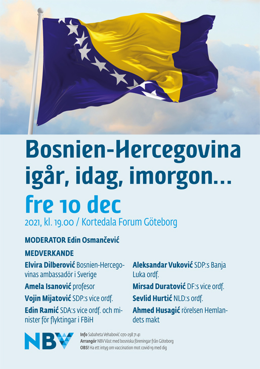 Bosnien och Hercegovina igår, idag, imorgon…