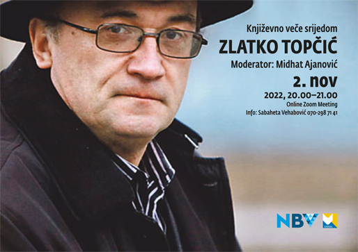 Književno veče srijedom: Zlatko Topčić