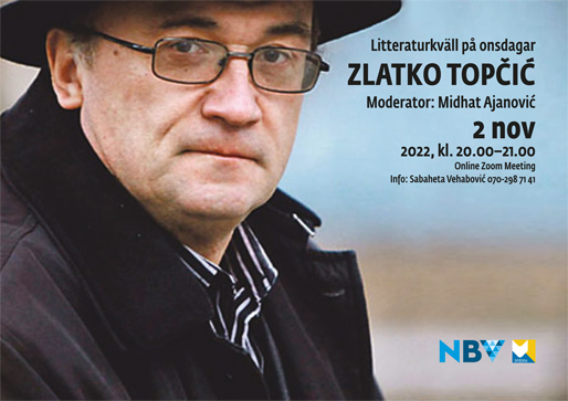 Litteraturkväll på onsdagar: Zlatko Topčić