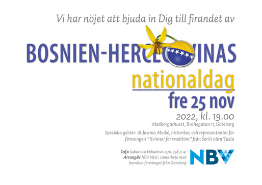 Firande av Bosnien-Hercegovinas nationaldag i Göteborg