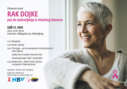 Obrazovni susret ”Rak dojke – put do ozdravljenja iz vlastitog iskustva”